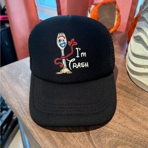 Black Forky Trucker Hat
